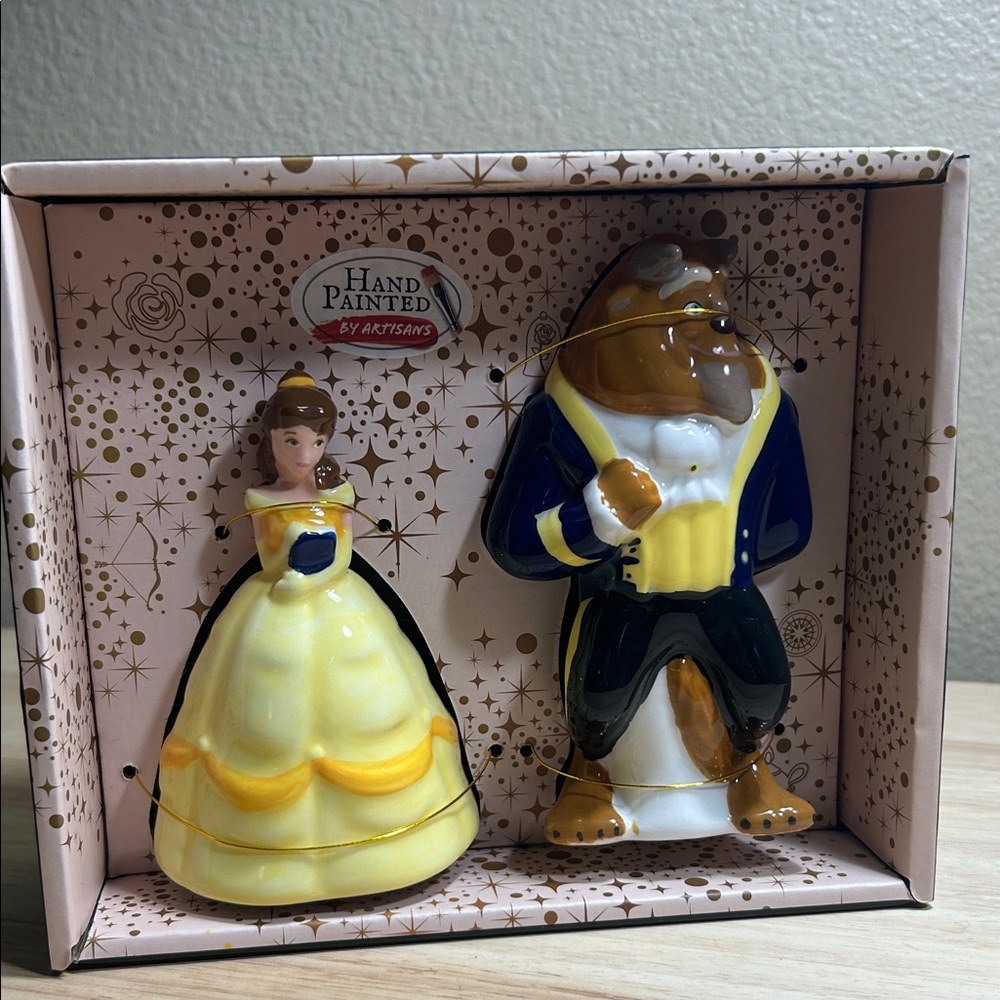 Hand Painted Beauty and the Beast Figurines